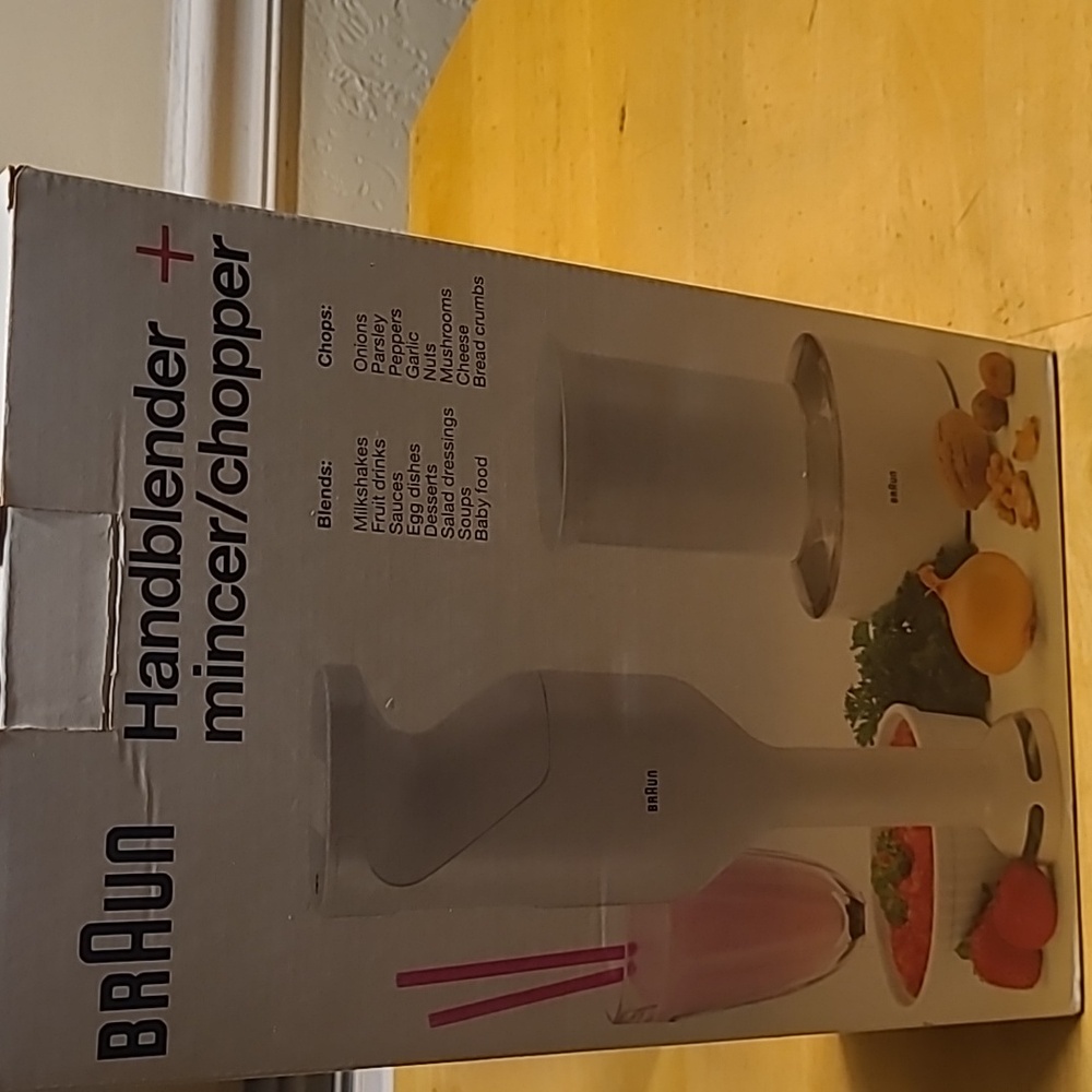 Vintage Braun Handblender Mincer/Chopper Model#MR50